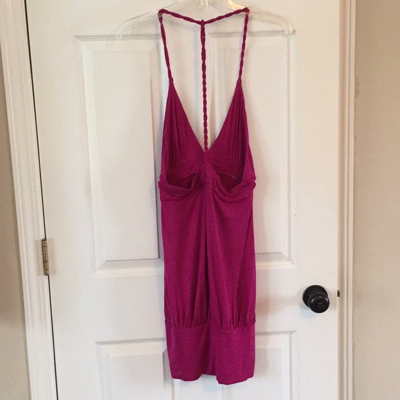 NWT Unique Pink dress with braided straps - Picture 5 of 8